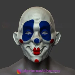 Henchmen Dark Knight Clown Joker Mask Costume Helmet