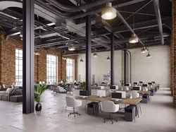 interior scene loft office 05 3D model