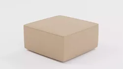 Modern Square Ottoman Pouf 03 Low-poly 3D model