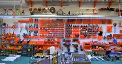 Pegboard system hangers