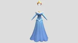 Princess Aurora Blue Clothes