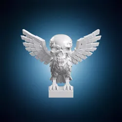Raven Skull Idol 3D Print Model 3D print model