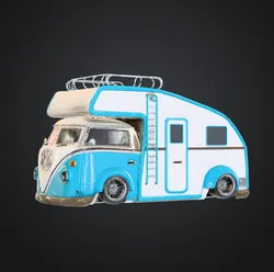 Retro VW Camper