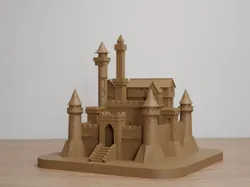 Sculptures & Artworks STL تنزيل - 3D Printed Miniature Castle – Fantasy Decoration Model - Mansoure Elamilk