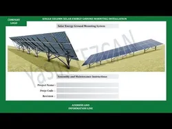 SOLAR ENERGY GROUND MOUNTED INSTALLATION-CATALOG-1 3D model