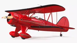 Spirit of 30A Coastal Biplane YMF-5 Rigged for Cinema 4D 3D model