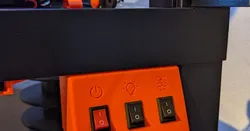 Switchpanel for lack enclosure
