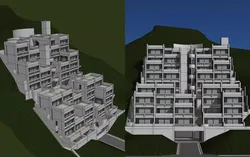 Tadao Ando - Rokko Housing I 3D model