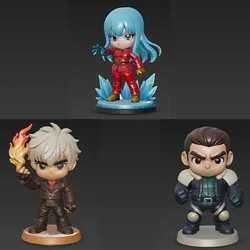 Team Kula/K/Maxima KOF Chibi