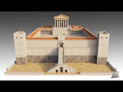 The Temple of Augustus Samaria Environment 3D model