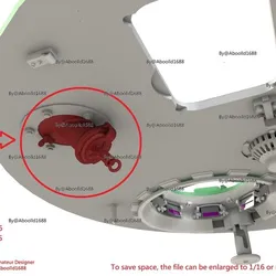 Tiger tank late Production Turret grenade defense weapon.(STL-16-35)