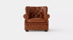 Vintage Armchair Low-poly 3D model