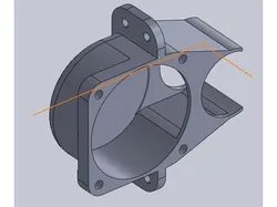 40 mm fan 90 degree , for e3d v6