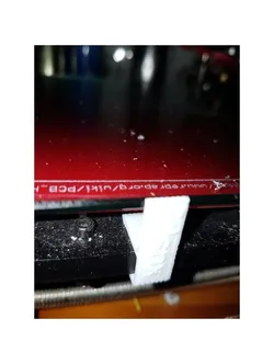 clip sujeccion cristal cama caliente geeetech i3