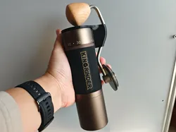 Hand Grinder (Hanjiang K7) Handle Storage Stand, Sealing Lid - Free 3D Print Model