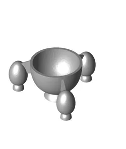 Mars VII Rocket Egg Cup