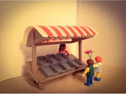 Medieval Market Stall Playmobil