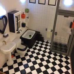 Miniature Bathroom Shower booth   (batroom)