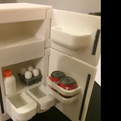 Miniature milk & eggs & can