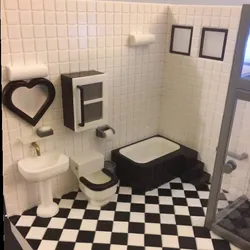 Miniature Mirrior frame & Window frame  (bathroom)