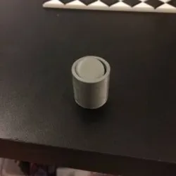 Miniature trashcan  (bathroom)