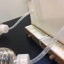 Miniature Water storage & drawer  (bathroom)