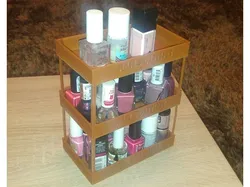 Nail polish holder - stackable storage boxes