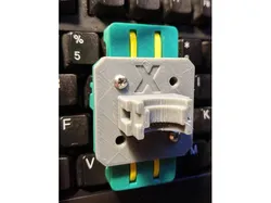 Reprap Prusa E3d hotend mount using ziptie