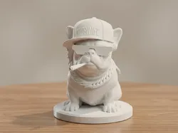 Thug Life Dog – Funny Meme Dog 3D Print - Free 3D Print Model