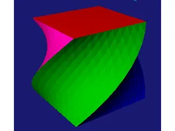 90 Degree Spiral Cube