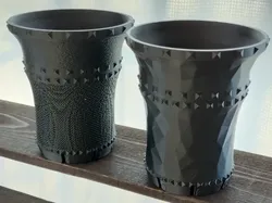 Agave Plant Vase z069 TogeToge 128 Polygon or Mesh - Free 3D Print Model