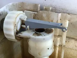 Flush lever replacement. Repair.