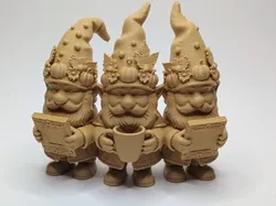 Gnome Trio "Gnome Watch"  - Free 3D Print Model