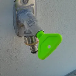 Key for outdoor water faucet