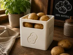 Modern Potato Storage Bin-Kitchen Potato Organizer
