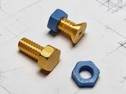 Nut, Screw, Bolt, Low-Strength Hardware - Free 3D Print Model