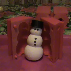 Pouring snowman mold (Soapmen example and more!)