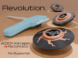 Revolution: The Overengineered Battle Top (4:00 MINUTE RECORDED SPIN!)