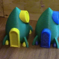Simple rocket Dual extrusion