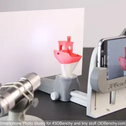 Smartphone Photo Studio for #3DBenchy and tiny stuff