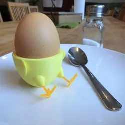 Standing-Sitting Chick Egg Cup (smooth surface)