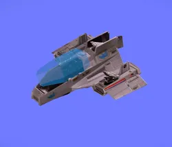1984 GI JOE SHARC SUBMARINE - 3D SCAN ONLY - 3D print model