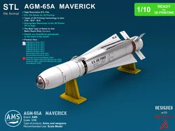 AGM-65A Maverick - Scale 1-10 3D print model
