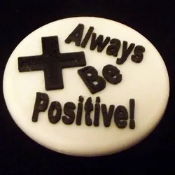 Always Be Positive - Badge
