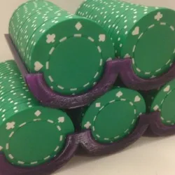 Customizable Poker Chip Rack