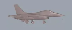 F-16 Fighting Falcon 3D print model