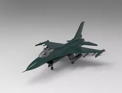 F16 Fighting Falcon 3D print model