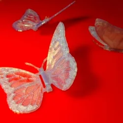 Hinged butterfly