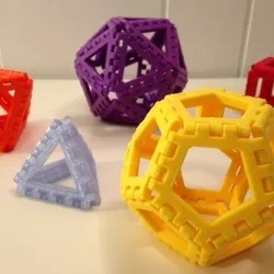 Polyhedra - Hinged Nets and Snap Tiles