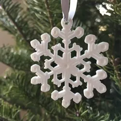 Small Snowflake Ornaments - from the Snowflake Machine
